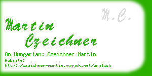 martin czeichner business card